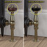 T-TRV-019-AG-AB-BLACK-HEAD-COMP - Flatford Traditional TRV Angled Antique Brass Thermostatic Radiator Valves with Sleeves T-TRV-019-AG-AB-BLACK-HEAD-COMP - Flatford Traditional TRV Angled Antique Brass Thermostatic Radiator Valves with Sleeves